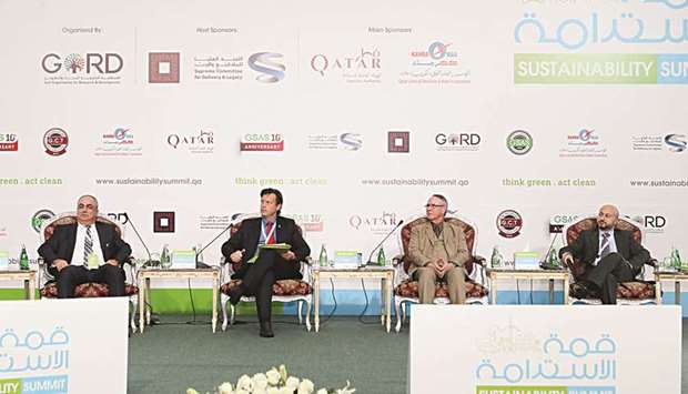 A panel discussion during the summit