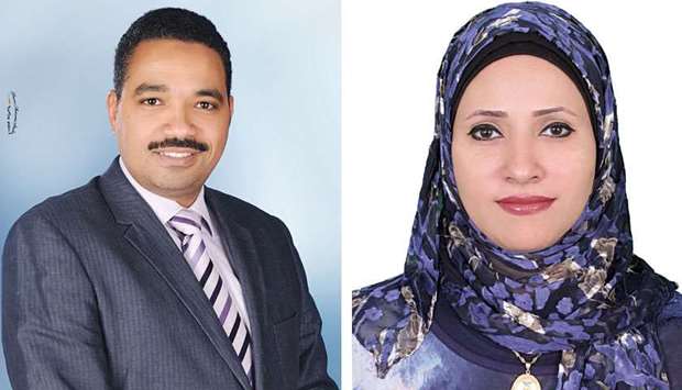 Dr Mohamed Bashir and Iman Mahmoud