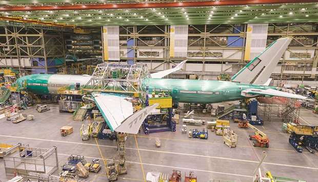 Boeing has brought together the major fuselage sections together to form the first 777X airplane that will take to the skies in 2019.