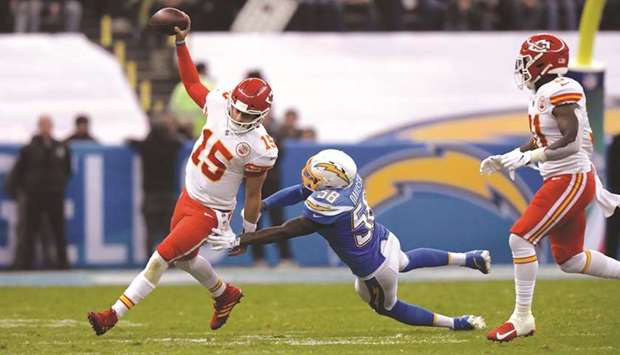 Philip Rivers intercepted four times as Chiefs beat Chargers in Mexico City, NFL