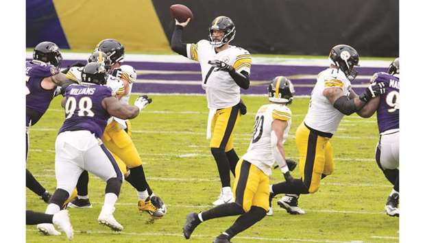 Roethlisberger, Conner lead Pittsburgh Steelers over Baltimore Ravens