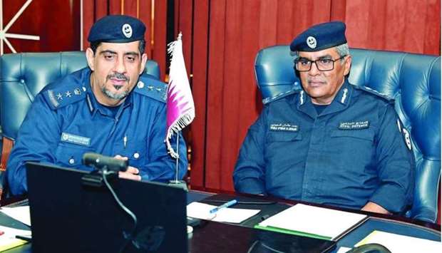 During the meeting, which was held via video communication technology, Qatar was represented by Director General of the General Directorate of Civil Defence Brigadier General Hamad Othman al-Duhimi and Secretary of the Civil Defence Council Colonel Ahmed al-Abdullah