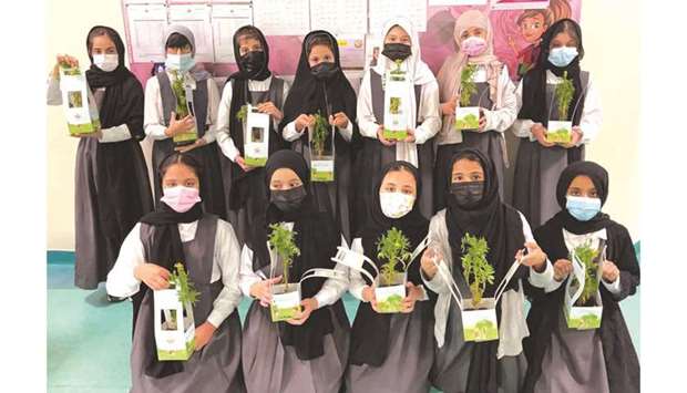 The programme comprised a lecture on the importance of agriculture and the concept and principles of sustainability and distribution of seedlings to students who were also briefed how to grow them.