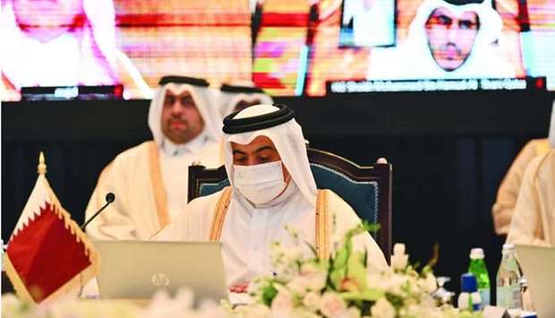 HE the Minister of Finance Ali bin Ahmed al-Kuwari headed the delegation of the State of Qatar in the work of the 114th meeting of the Financial and Economic Co-operation Committee of the Gulf Co-operation Council, which was hosted by the Kingdom of Bahrain.