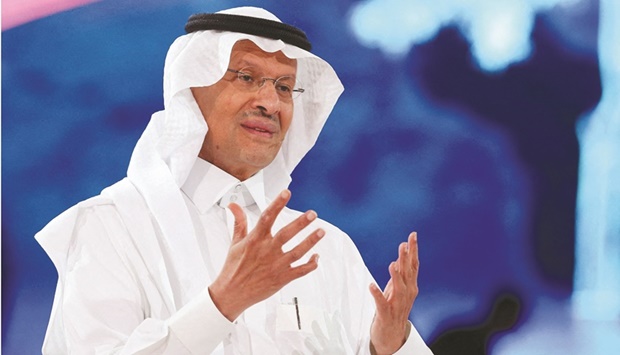 Saudi Arabiau2019s Minister of Energy Prince Abdulaziz bin Salman al-Saud.