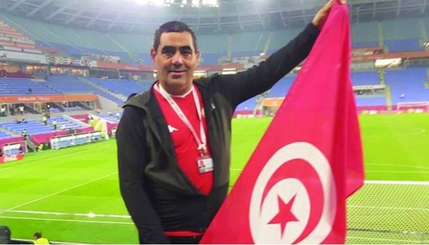 Adel Larbi in Stadium 974 in December last year.