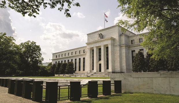 The Federal Reserve building in Washington, DC. The Fed officials signalled their aggressive campaign to curb inflation could be entering its final phase even as they delivered their fourth straight 75 basis-point interest-rate increase.