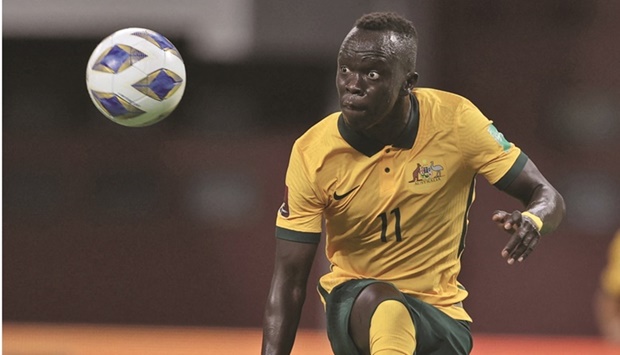 Awer Mabil has played 29 times for Australia, scoring eight goals.