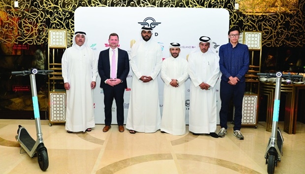 Jonathan Adler (second left) and officials of the other stakeholders at the launch event Tuesday. PICTURES: Shaji Kayamkulam.