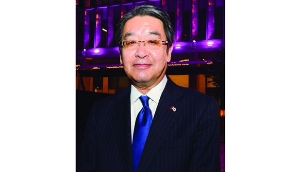 Japanese ambassador in Doha Satoshi Maeda