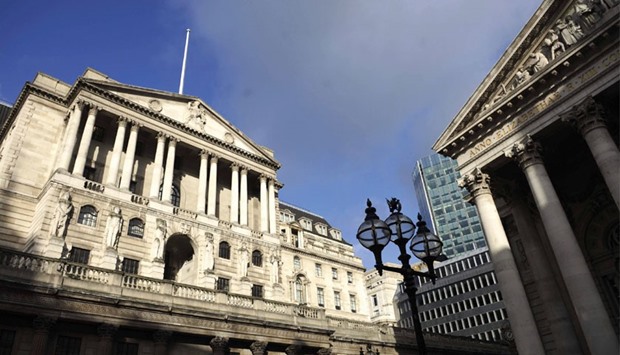 The Bank of England (BoE) building in London. After a tumultuous start to 2016 for global markets and a slump in oil, eight of the nine members of the BoEu2019s Monetary Policy Committee said keeping the benchmark at 0.5% for now would u201cbest balance the risksu201d facing the economy.