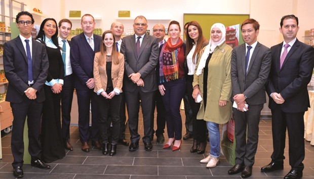 Abu Issa Holding has opened a Yves Rocher store at Mall of Qatar. This is the first standalone outlet in Qatar for the cosmetics and beauty brand. Pictured are officials at the opening ceremony.