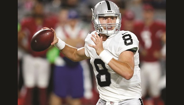 Cook will get 1st start in playoffs for Raiders