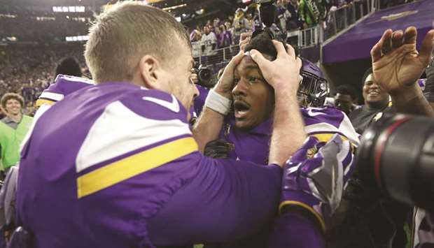 Vikings stun Saints with last-second TD to advance to NFC Championship Game