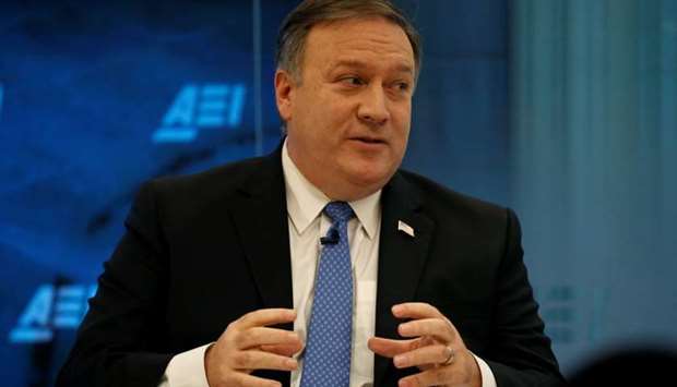 Pompeo said Russia had a long history of information campaigns and said its threat would not go away