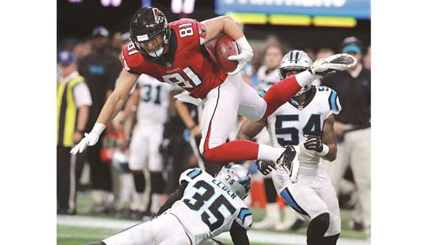 File photo of Atlanta Falcons tight end Austin Hooper. (TNS)