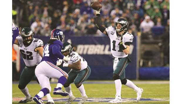 Grateful' Carson Wentz hauls injury-hit Eagles back into playoff