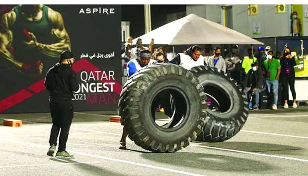 The competition items included a 200kg deadlift, a farmeru2019s 20m walk while carrying 120kg in each arm, and a giant 160kg tyre flip. PICTURES, Videos: Jayan Orma