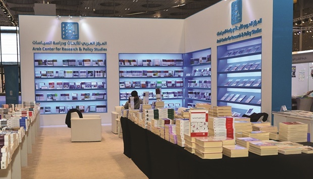 The Arab Centre for Research and Policy Studies booth at the book fair. PICTURES: Shaji Kayamkulam.