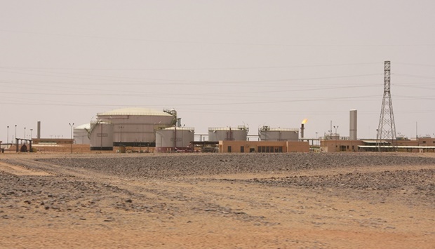 A view of El Feel oil field near Murzuq, Libya. The countryu2019s production is in turmoil again after it enjoyed a year of recovery and stabilisation.
