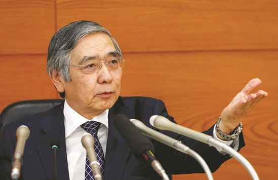 Kuroda: Vowing to keep policy loose to achieve inflation goal.