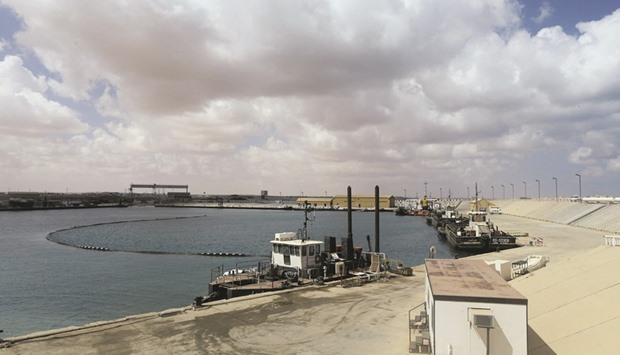 A view of Es Sider export terminal in Ras Lanuf. Es Sider, on the central coast, had been closed since December 2014, when armed groups attacked the facility and damaged storage tanks and infrastructure. It reopened in September, but maintenance was needed before loadings could restart.