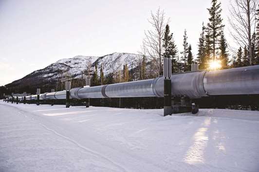 The Trans Alaska Pipeline System (TAPS) stands near Copperville, Alaska (file). Environmentalists have gone to court or threatened to sue over the moves to drill for crude in the Arctic National Wildlife Refuge, and Democratic takeovers of the White House or Congress in coming years could stall many of them.