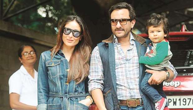 IN FOCUS: Taimur Ali Khan, with his parents Kareena Kapoor and Saif Ali Khan, is currently the biggest Khan superstar of India.