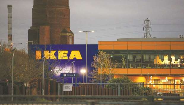 The Ikea store in Croydon, UK. The Swedish chain said it was experiencing u201coperational challengesu201d as shipments of its flatpack furniture are held up at clogged ports.