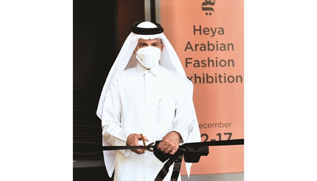 HE Akbar al-Baker inaugurates the 18th edition of Heya Arabian Fashion Exhibition on Sunday (December 12)at the Doha Exhibition and Convention Centre. PICTURES: Thajudheen