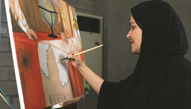 As part of celebrating QND, MoCI, in co-operation with a group of Qatari plastic artists, organised an exhibition of paintings embodying Qataru2019s ancient history in the fields of commerce and industry, as well as their development stages.