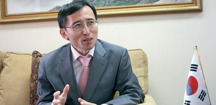   South Korean Ambassador to Qatar Keejong Chung.