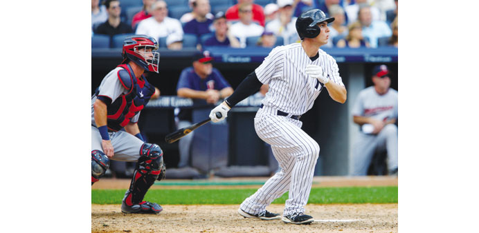 Rookie Greg Bird homers twice as Yankees edge Twins