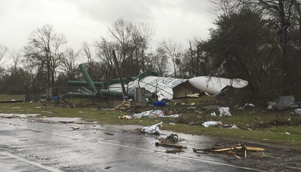 Three die as twisters slam into Gulf Coast states - Gulf Times