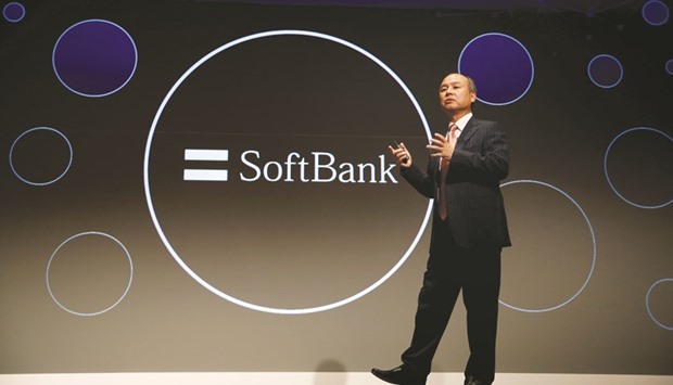 SoftBank Group chairman and CEO Masayoshi Son attends a news conference in Tokyo. The company yesterday said it has agreed to buy Fortress Investment Group for about $3.3bn, looking to add investment expertise as it prepares to launch the worldu2019s largest private equity fund.