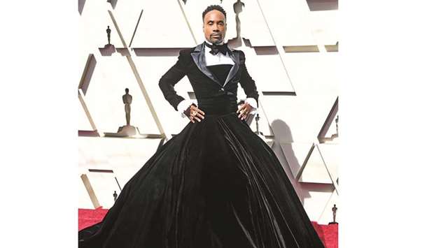 BEST DRESSED: Billy Porter Wears Christian Siriano Tuxedo Gown to the Oscars 2019.