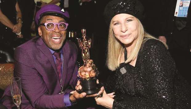 BACKSTAGE: Spike Lee shares his Oscars love with Barbra Streisand.