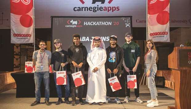 Winners of the annual Carnegie Apps Hackathon.