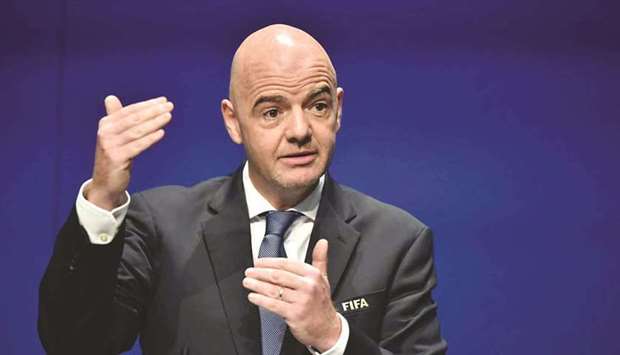 FIFA president Gianni Infantino