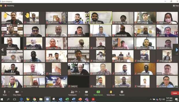A screenshot of a section of the participants at the MoI awareness programme.