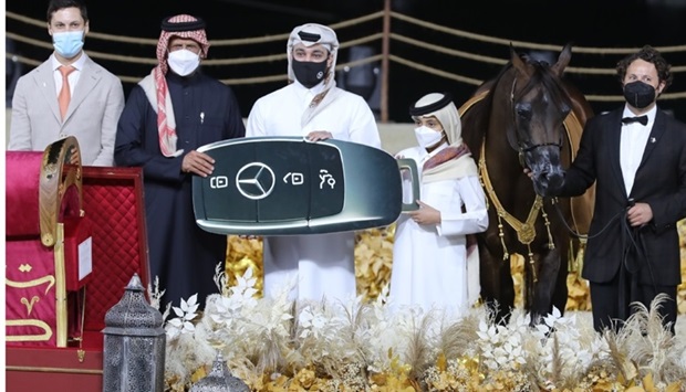 Donna Molta Bella SRA of Al Jassimya Farm, Qatar, was the Gold winner in the Senior Mares Championship.