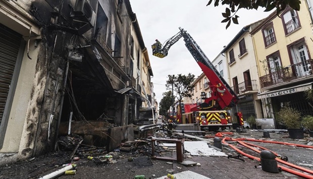 French authorities said on Monday that the explosion occurred in the town of Saint-Laurent-de-la-Salanque, located in the region near the Spanish border, adding that the explosion led to a fire in three buildings.