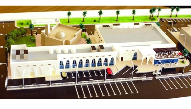 A scale model of Al Khor Fish Market