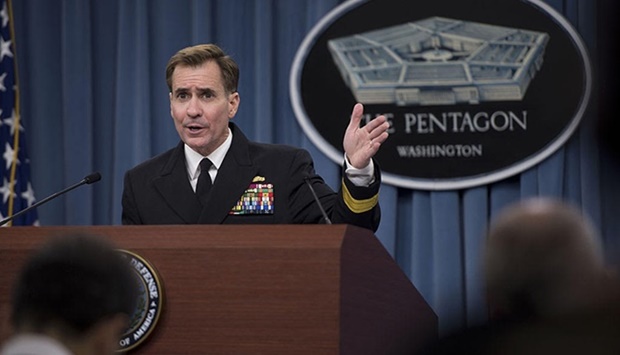 US Pentagon Press Secretary John Kirby