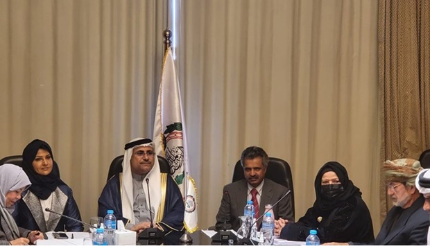 The Council participated in the meeting of the Committee on Social, Educational, Cultural, Women and Youth Affairs of the Arab Parliament, represented by HE Sheikha bint Yousuf Al Jufairi, Member of the Arab Parliament.