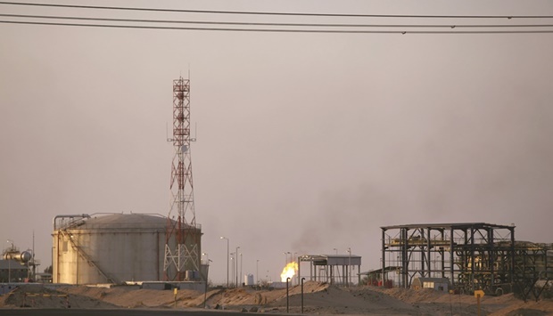 A general view of Al-Zubair oil field near Basra, Iraq (file). Iraq pumped 4.16mn barrels a day in January, less than its target of almost 4.3mn, Bloomberg reported earlier this month.