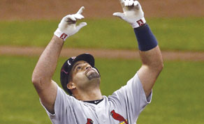 Albert Pujols has 5 RBIs, Cards beat Brewers in NLCS