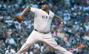 YANKEES: CC Sabathia pitches complete game against Cleveland Indians