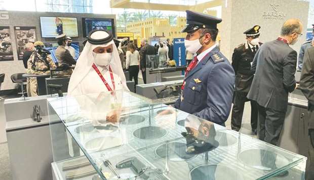 Sheikh Khalifa being briefed on some innovations in the field of homeland security.