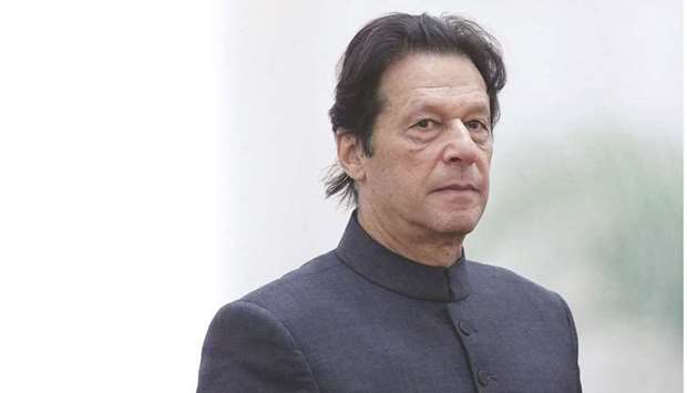 (File photo) Pakistan's Prime Minister Imran Khan.